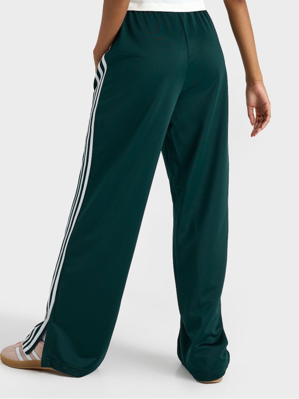ADIDAS WOMENS 3 STRIP FIREBIRD TRACK PANTS SZ XS NWT AURA GREEN HTF COLOR - Picture 11 of 12